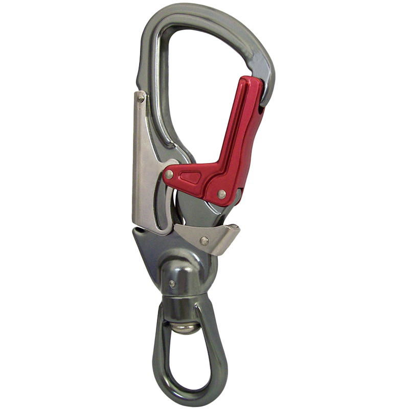 Isc Click Lock Buckles Snap Hook triple lock avec émerillon - ISC Couleur Noir