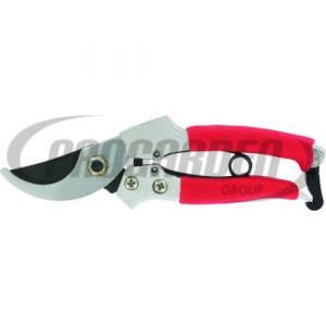 Sécateur METALLO 18 cm rouge (BUDGET)