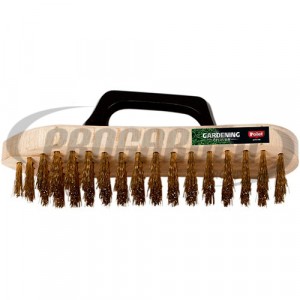 Brosse à main acier avec poignee