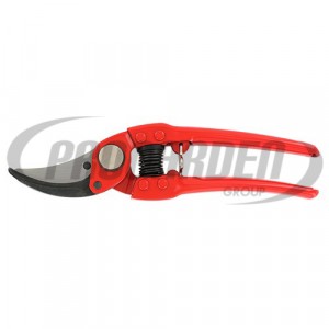 Sécateur METALLO 20.5  cm, design traditionnel, rouge