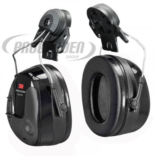 Coquilles ProTac™ III, version Slim, attache casque, noir