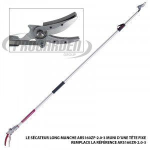 Sécateur long manche ARS 130-200 cm série ZF (remplace ARS160ZR-2.0-3)