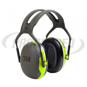 Casque antibruit Peltor X4 vert fluorescent